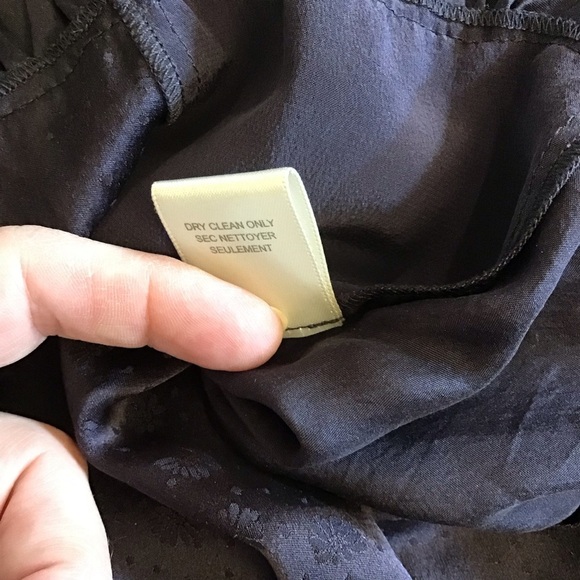 Rebecca Taylor 2 Silk Babydoll Flutter A Line Dress Eggplant Purple Flowy - Picture 13 of 14